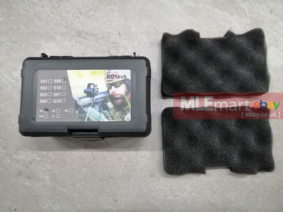 ACM Airsoft Product Plastic Protection Storage Box w/ Foam Inserts (ext. approx. 160x100x75mm) (Very-Good Condition) - MLEmart.com