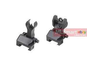 AABB T-style Foldable Front and Rear Sight Set ( Metal ) - MLEmart.com