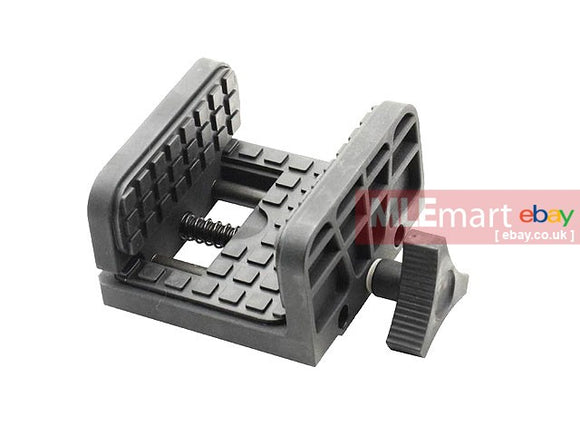 ACM Airsoft Tripod Sniper Rifle Polymer Jaw Saddle Clamp ( Black ) - MLEmart.com