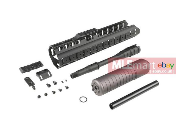Airsoft Artisan LVAW HANDGUARD SET ( VIRTUS ) ( BLACK ) - MLEmart.com