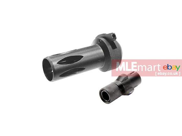 Classic Army MP5 Navy Steel QD Flash Hider (Quick Detachable) w/ 14mm CCW Steel Muzzle Adapter and Thread Protector - MLEmart.com
