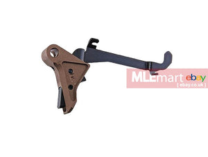 Crusader CNC Aluminum FI GLOCK Trigger Set - Bronze (by VFC) (Fowler Industries Licensed) - MLEmart.com