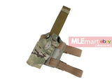 GK Tactical 63DO Drop Leg Holster for G17 / G18 GBB w/ 300 Series Flashlight ( Multicam ) - MLEmart.com