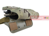 GK Tactical 63DO Drop Leg Holster for G17 / G18 GBB w/ 300 Series Flashlight ( Multicam ) - MLEmart.com