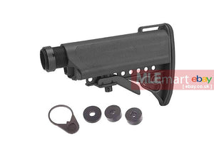 G&P GBB Crane Type Buttstock for Western Arms (WA) M4A1 Series - Black - MLEmart.com