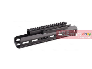 Hephaestus Tokyo Marui AK Handguard Set (10.5 inch M-Lok) w/Railed Gas Tube (Type III Hard-coat Anodized) (HE-TM-011) - MLEmart.com