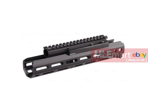 Hephaestus Tokyo Marui AK Handguard Set (10.5 inch M-Lok) w/Railed Gas Tube (Type III Hard-coat Anodized) (HE-TM-011) - MLEmart.com