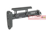 5KU PT-1 Style AK Side Folding Stock for CYMA LCT GHK AK Gen2 ( BK ) - MLEmart.com