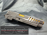 MCW Aluminum Sight Tracker Standard Full Kit for Tokyo Marui TM Hi-Capa 5.1 Series GBB ( MCW07 ) ( Custom Work Available ) - MLEmart.com