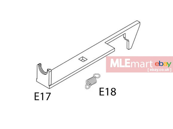 PTS Masada MSD AEG Tappet Plate & Spring ( E17+E18 ) - MLEmart.com