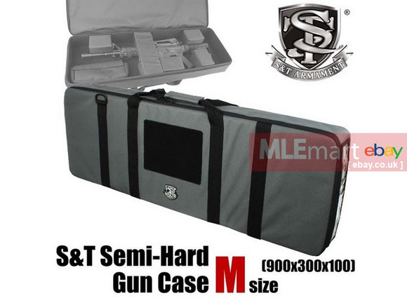 MLEmart.com - S&T Semi Hard Gun Case M Size V2 Grey (900x300x100mm)