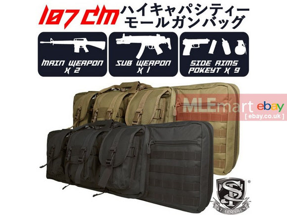 MLEmart.com - S&T High Capacity Gun Bag B 107cm BK