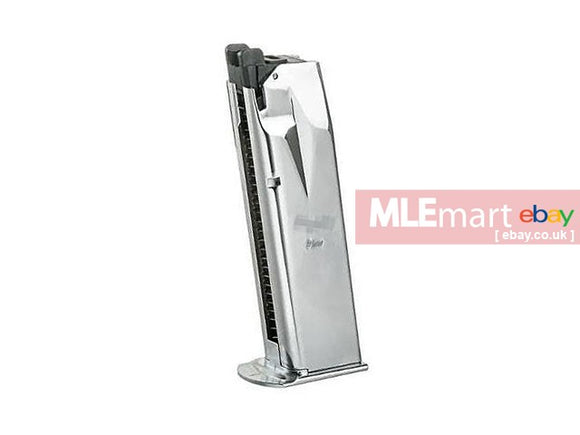 Tokyo Marui P226/ E2 GBB 25rds Gas Magazine (Chrome Stainless) (4952839149480) - MLEmart.com