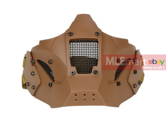 Ufc Masks UFC Tactical Iron Warrior Mask (Half Face) TAN | MLEmart.com