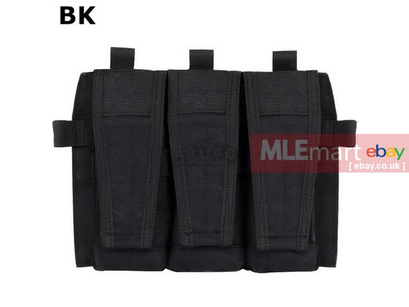 UFC AVS Style Detachable Flap M4 3MAG BK