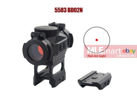 UFC 1X20 Red Dot Sight w/ Riser Mount and Flip Up Cover