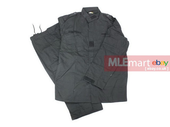 UFC BDU Top and Bottom Set Black L