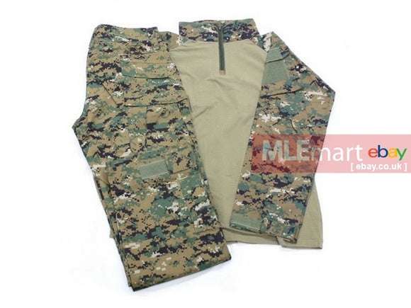UFC Combat BDU Top and Bottom Set Pads D-woodland
