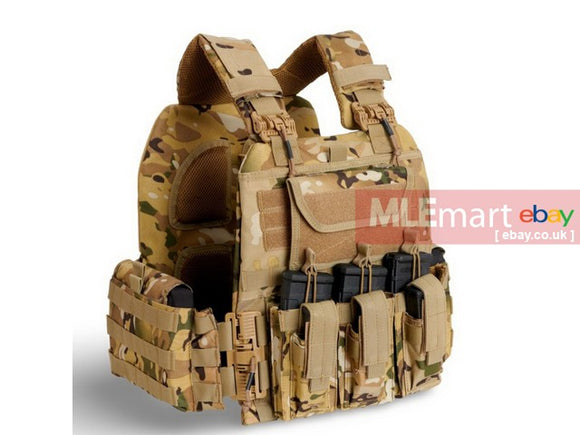 UFC Tasmanian Tiger type Plate QD Quick Buckle VEST Multicam