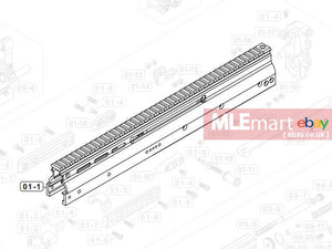 VFC SCAR-H / MK17 GBBR Upper Receiver ( 01-1 ) ( No Markings ) ( FDE ) - MLEmart.com