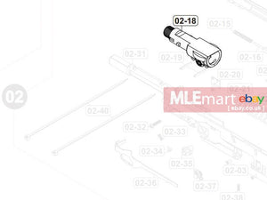 VFC MP7A1 AEG Inner Frame Joint Header ( 02-18 ) - MLEmart.com