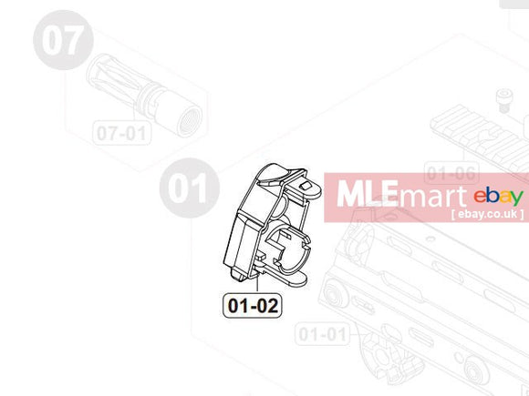 VFC MP7A1 AEG Receiver Front Cap - MLEmart.com