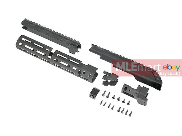 VFC AK74/ AK74M GBBR Tactical Rail Handguard Kit (10-inch) (Black)