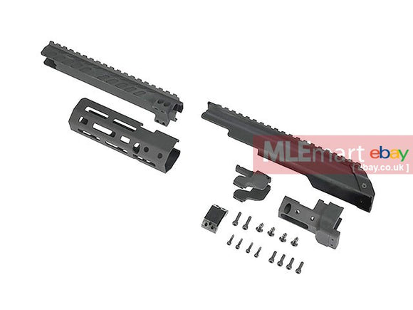 VFC AK74/ AK74M GBBR Tactical Rail Handguard Kit (5.5-inch) (Black)