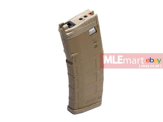 VFC M4/ HK416 GBBR VMAG 30-rds Gas Magazine (V3) (Tan) (VF9-MAG