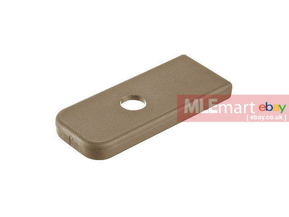 VFC HK417 GBBR Gas Magazine Floor Plate ( Tan ) - MLEmart.com