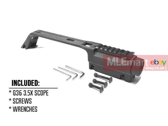 WE G36 / 999 3.5x Carry Handle Scope ( Black ) - MLEmart.com