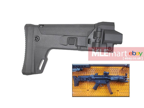 Wii Tech MP5 (Marui Next Gen) CNC 6063 Aluminium Stock Adaptor & Polymer ACR (1365) - MLEmart.com