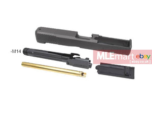 Wii Tech G17 Gen5 (T.Marui) CNC 6061 Aluminium EXT2 style slide set (-M14) (3552) - MLEmart.com