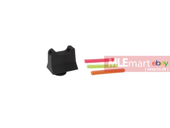 Wii Tech G17 Gen5 (T.Marui) CNC 6061 Aluminium Fiber Optic High Front Sight (3532) - MLEmart.com
