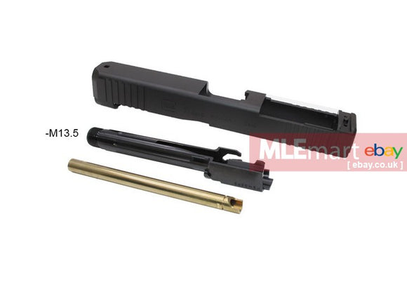 Wii Tech G17 Gen5 (T.Marui) CNC Steel Slide, Rail & Tactical Barrel (-M13.5) (3538) - MLEmart.com
