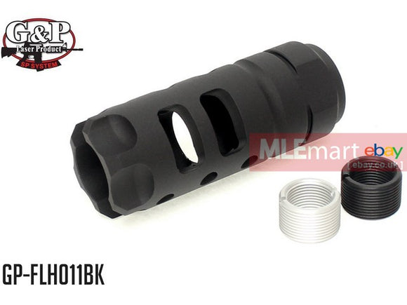 G&P MOTS Flash Hider for Tokyo Marui M16 Series (14mm CW) - BK - MLEmart.com
