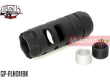 G&P MOTS Flash Hider for Tokyo Marui M16 Series (14mm CW) - BK - MLEmart.com