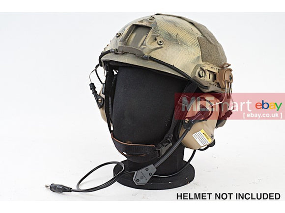 Earmor Tactical Hearing Protection Helmet Version Ear-Muff - DE - MLEmart.com