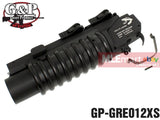 G&P Skull Frog Type Quick Lock QD M203 Grenade Launcher (XS) (Black) - MLEmart.com