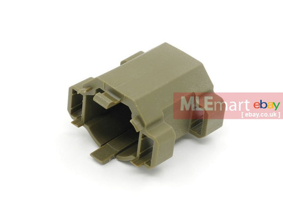 Airsoft Artisan Polymer Stock Battery Extension - DE (Amoeba AM-013/014/015 AEG) - MLEmart.com