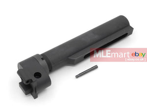 Airsoft Artisan CNC Aluminum M4 Stock Adapter with Tube (GHK, LCT AK GBB/AEG) ** Discontinued - MLEmart.com