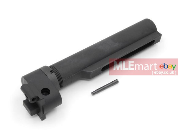 Airsoft Artisan CNC Aluminum M4 Stock Adapter with Tube (GHK, LCT AK GBB/AEG) ** Discontinued - MLEmart.com
