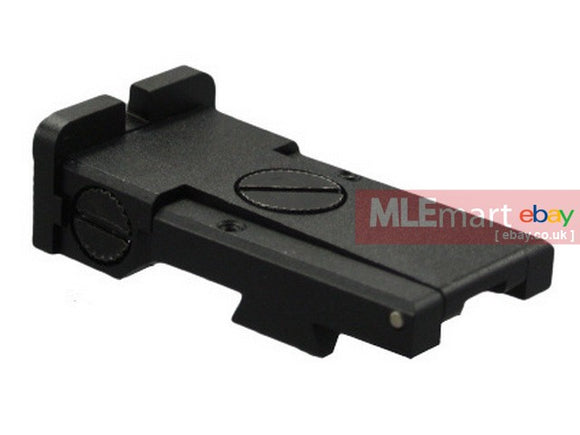UAC Ultra Lightweight Rear Sight for Tokyo Marui HI-CAPA 5.1 - MLEmart.com