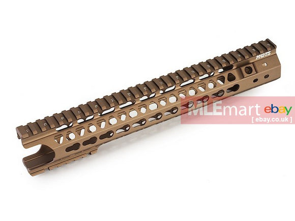 G&P MOTS 12.5 inch Keymod Wire Cutter Rail for G&P and WA M4 / M16 GBB (Sand) - MLEmart.com