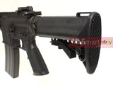 G&P Crane Type Buttstock for Tokyo Marui M4A1 GBB Series - BK - MLEmart.com