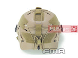 FMA Helmet modified with rubber suits DE TB782 - MLEmart.com