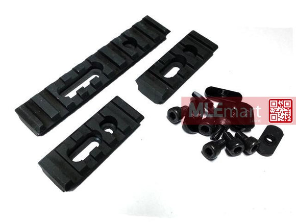 Army Force Aluminum Rail Set For Moe Handguard (BK) - MLEmart.com