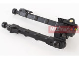 Blackcat Airsoft SR-2 Style Bipod - Black - MLEmart.com
