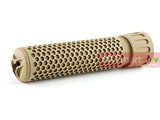 MLEmart.com - Knight's Armament Airsoft (Madbull) 556 QDC Airsoft Suppressor w/ QD Function (14mm CCW) - Tan