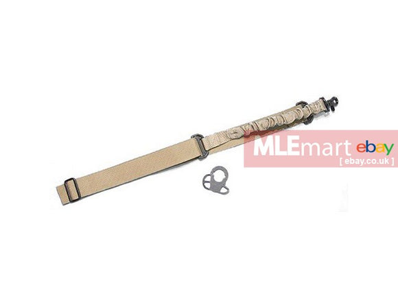 G&P CQB / R Sling Adapter with Bunch Sling (San) for Extended Battery Buttstock & M4 Series - MLEmart.com
